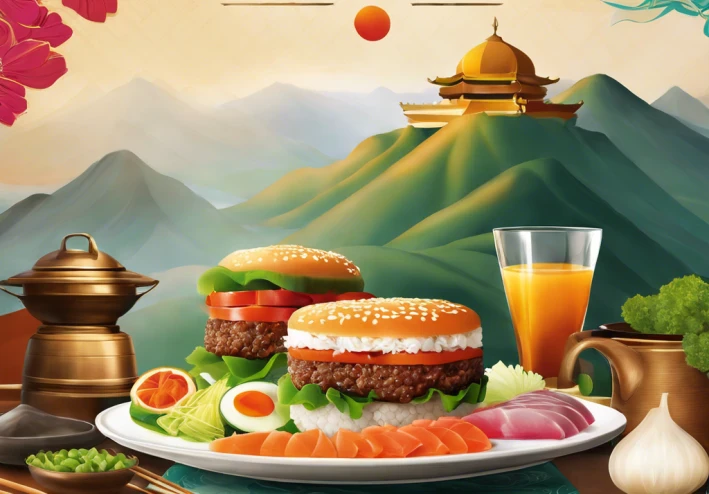 Title: Culinary Journeys: A Taste of America, Asia, India, and China