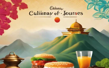 Title: Culinary Journeys: A Taste of America, Asia, India, and China