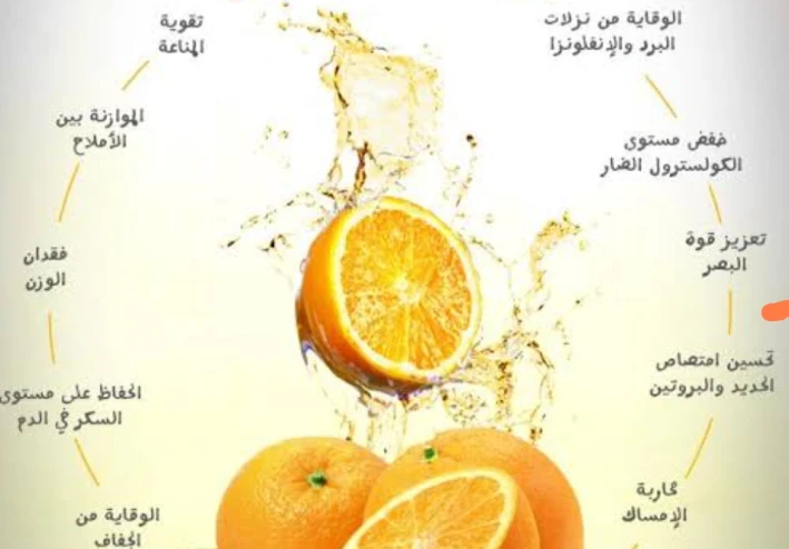 فوائد اكل البرتقال
