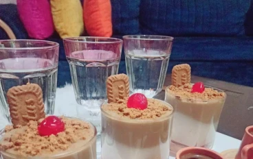 طريقة عمل كاسات حلا اللوتس السهلة البسيطة