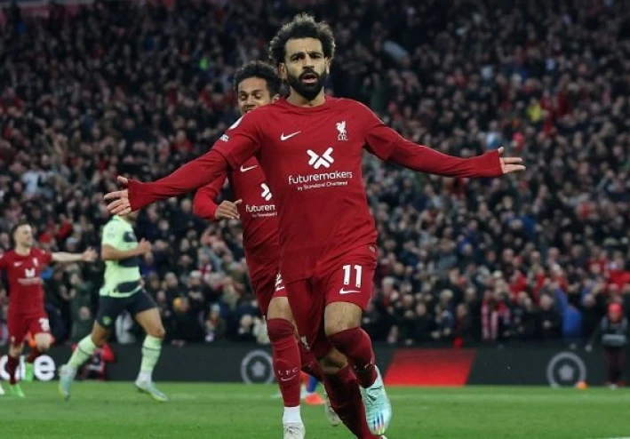 ترتيب هدافي الدوري الإنجليزي الممتاز بعد هدف محمد صلاح في مباراة ليفربول ولييدز