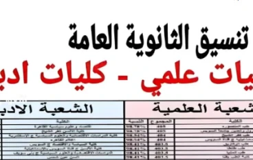 نتيجة تنسيق الثانوية العامة 2025 – المؤشرات المتوقعة وخطوات التقديم بالتفصيل