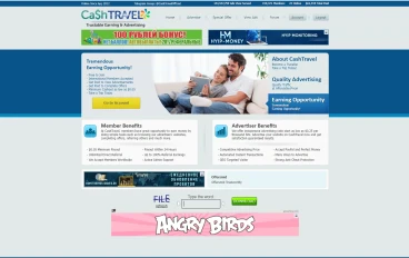 الربح من خلل موقع cash travel 