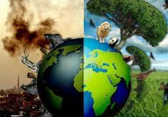 التلوث البيئى الذي تسببه التكنولوجية