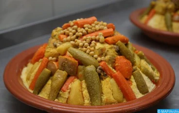 طبق الكسكس المغربي