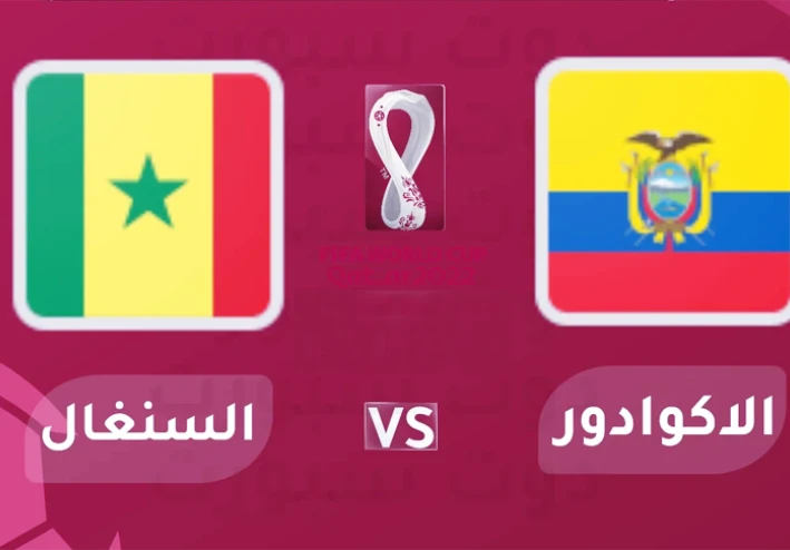 يلا شاهد مباراة السنغال ضد الإكوادور  الليلة في كأس العالم 2022