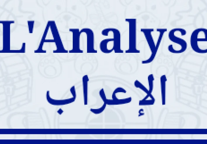 شرح L'Analyse الإعراب في اللغه الفرنسيه وتقسيم الجمل