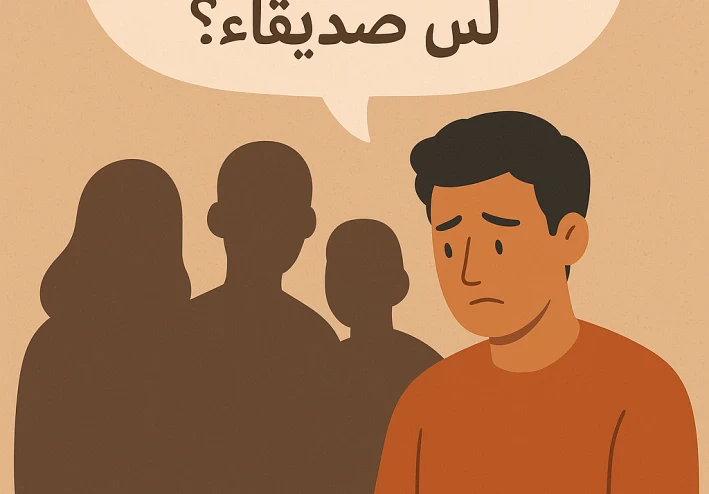 لماذا  شريكي ليس لديه أصدقاء ؟