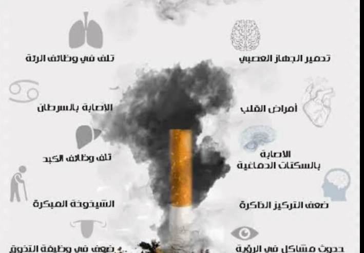 معلومات مهمة لأبناء المجتمع عن اخطار التدخين