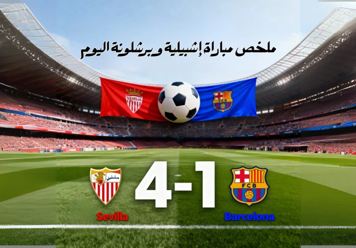 ملخص مباراة إشبيلية وبرشلونة اليوم: تحليل شامل ونتائج مثيرة في الليغا الإسبانية