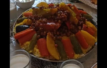 طريقة عمل كسكس مغربي بطريقة سهلة وبسيطة خطوة بخطوة للمبتدئين بالمنزل