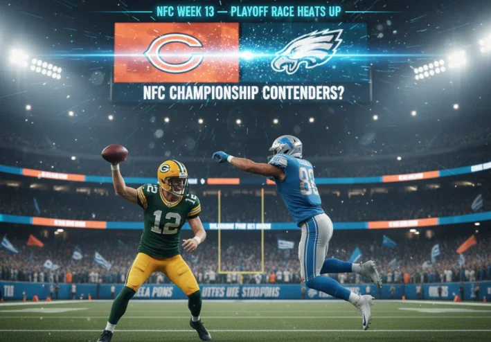“?NFC Spotlight: Can Packers or Lions Crash the Bears–Eagles Title Game"