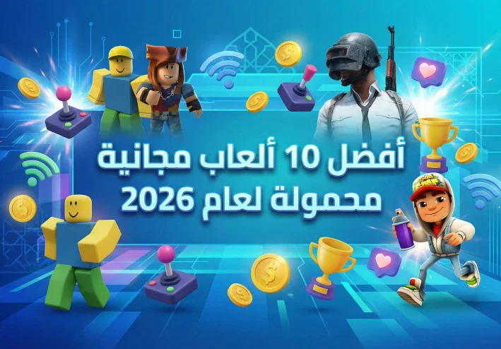 🎮 أكثر 10 ألعاب محمولة مجانية تحميلاً لعام 2026 – دليل شامل