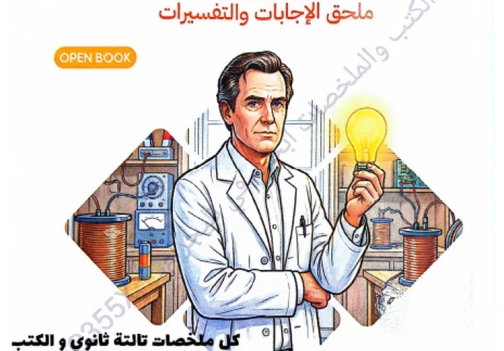 تحميل ملحق  الاجابات لكتاب التفوق في الفيزياء   للصف الثالث الثانوي 2026 احدث نسخة تحميل مباشر pdf