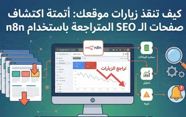 كيف تنقذ زيارات موقعك: أتمتة اكتشاف صفحات الـ SEO المتراجعة باستخدام n8n