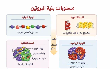 العلاقة بين بنية وتركيب البروتين