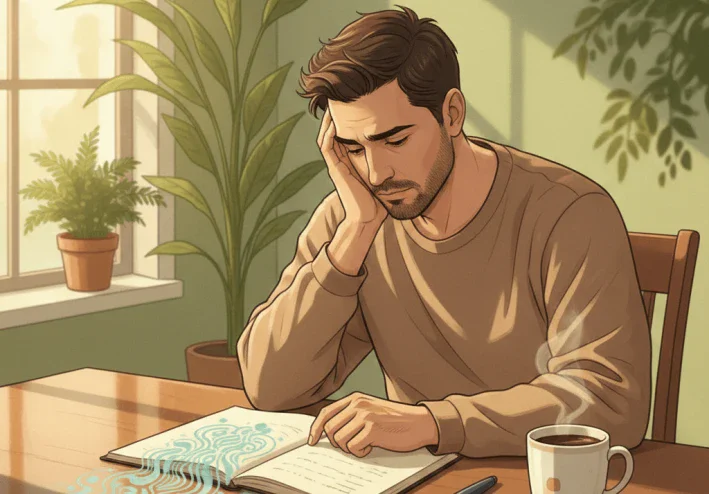 منهك لكن بلا سبب واضح: حين يكون الإرهاق ذهنيًا لا جسديًا
