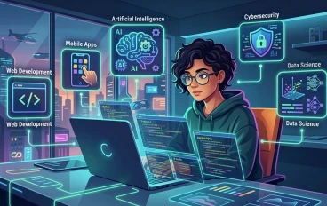 أفضل 5 مجالات في البرمجة مطلوبة في 2026