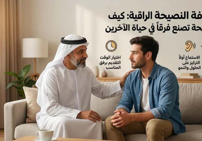  ثقافة النصيحة الراقية: كيف تقدم نصيحة تصنع فرقاً في حياة الآخرين