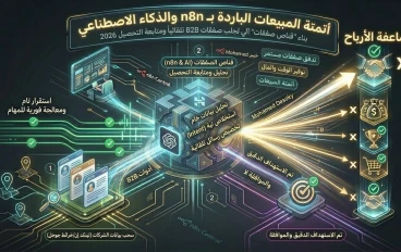 أتمتة المبيعات الباردة (Cold Outreach): كيف تجلب صفقات B2B تلقائياً بـ n8n؟