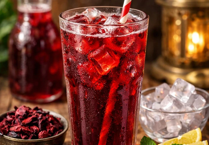 مشروب العناب الساقع: انتعاش طبيعي بطعم مميز وفوائد صحية 🍹
