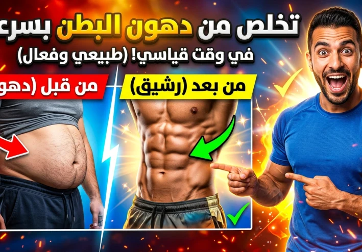 🔥 الطريق الحقيقي للتخلص من دهون البطن نهائيًا: خطة ذكية ومجربة 💪