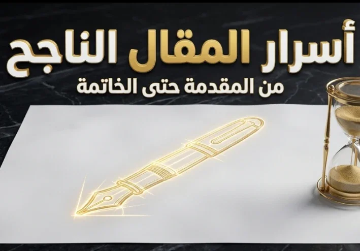 أسرار صياغة المقال الناجح: من المقدمة حتى الخاتمة
