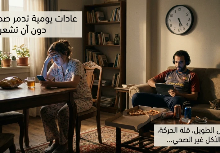 أشياء تفعلها يوميًا تدمر صحتك دون أن تشعر