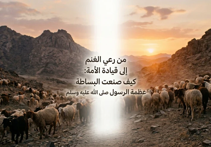 من رعي الغنم إلى قيادة الأمة: كيف صنعت البساطة عظمة الرسول صلى الله عليه وسلم