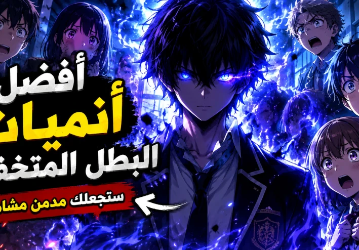 أفضل5 أنميات البطل المتخفي التي ستجعلك تشاهد الموسم كامل في يوم واحد