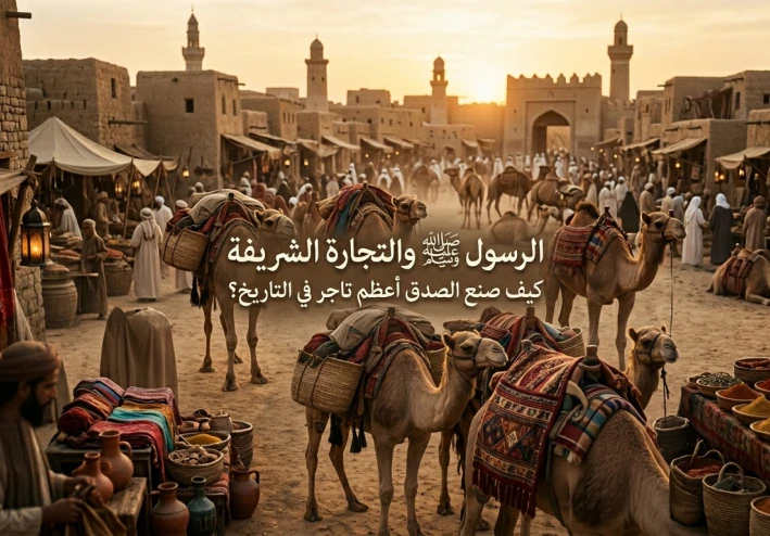 الرسول صلى الله عليه وسلم والتجارة الشريفة: كيف صنع الصدق أعظم تاجر في التاريخ