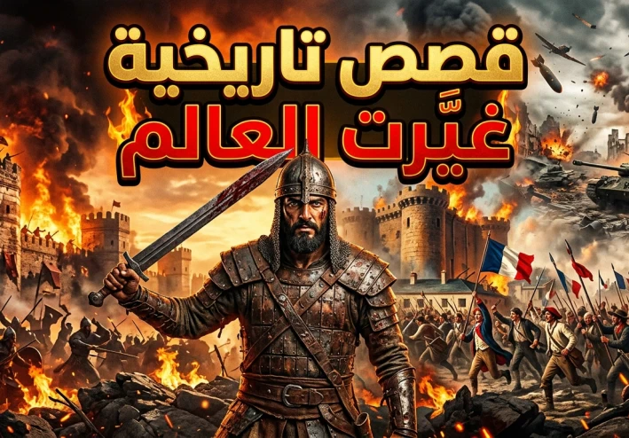 قصص تاريخية غيّرت العالم: أحداث صنعت حضارات وأسقطت إمبراطوريات