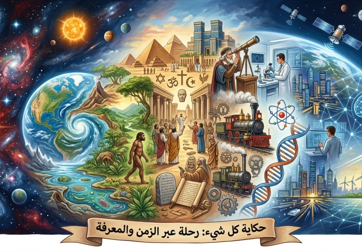 رحلة من ما قبل نشأة الكون… إلى مستقبل البشرية