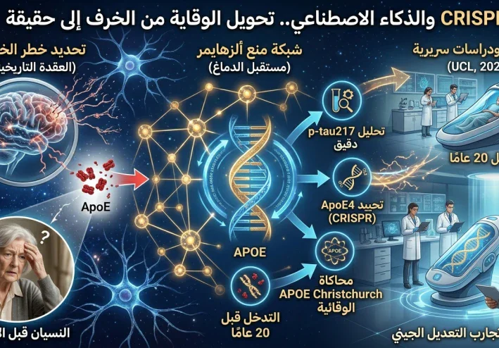 هل يمكن إيقاف ألزهايمر قبل أن يبدأ ؟ الجين الذي قد يغيّر مستقبل الخرف بالكامل