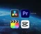 صورة مقال أفضل 4 برامج مونتاج فيديو في 2026: مقارنة بين Premiere Pro وDaVinci Resolve وFinal Cut Pro وCapCut