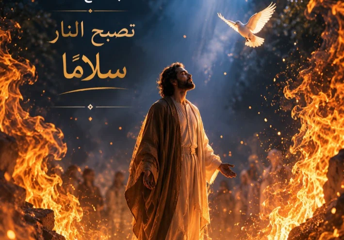 لماذا لم تحرقِ النارُ إبراهيم  ﴿ قُلْنَا يَا نَارُ كُونِي بَرْدًا وَسَلَامًا عَلَىٰ إِبْرَاهِيمَ ﴾