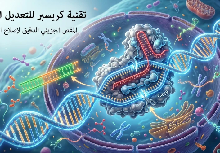 ثورة التعديل الجيني: كيف تعيد تقنية كريسبر (CRISPR) صياغة مستقبل الطب البشري