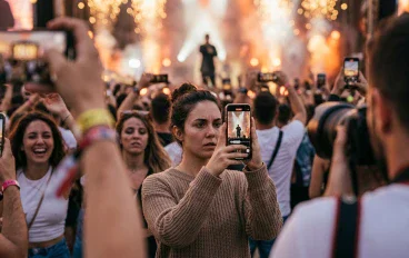 نحن لا نعيش اللحظة… نحن نصورها