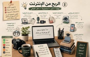 الربح من الإنترنت في 2026 - مش وهم ولا فلوس سهلة… بس لعبة أذكياء 👀