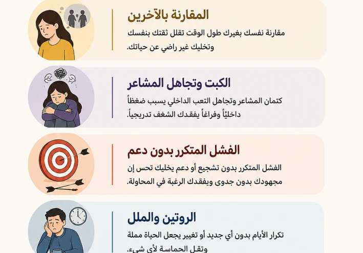 لماذا يفقد الإنسان شغفه… رغم أنه كان مليئًا بالحماس؟
