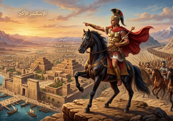 قصة الإسكندر الأكبر: كيف غيّر القائد المقدوني خريطة العالم القديم؟