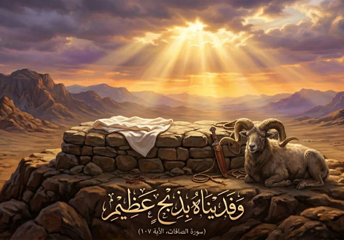 وفديناه بذبح عظيم ..