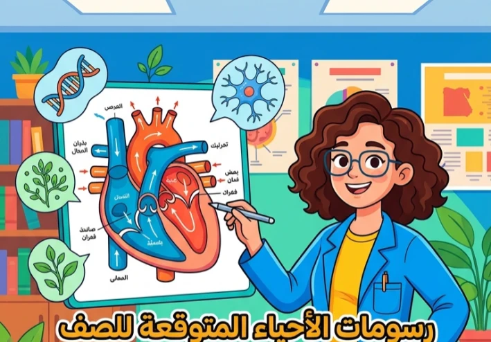 📗 تحميل أهم رسومات الأحياء للصف الثالث الثانوي 2026 PDF | أقوى الرسومات المتوقعة في امتحان الثانوية العامة والأزهرية