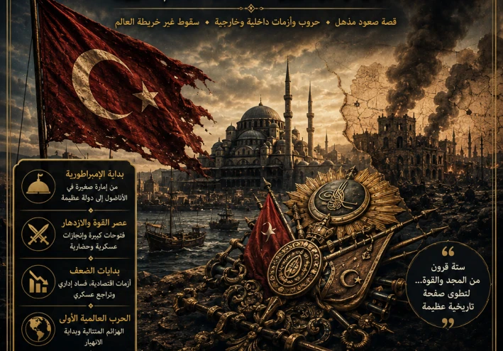 سقوط الدولة العثمانية: نهاية إمبراطورية حكمت العالم لقرون
