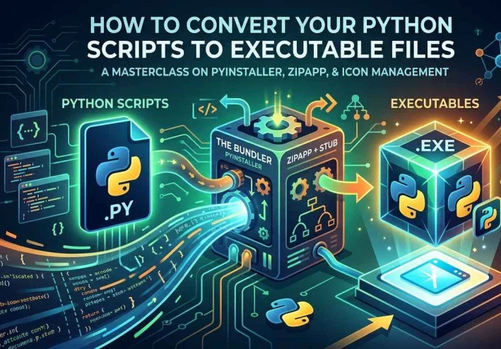 How to Convert your python scripts to executable files? - أموالي منصة ...