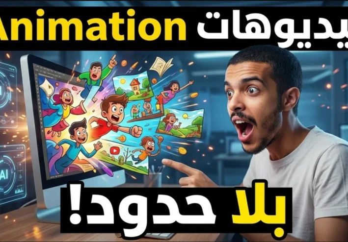 اصنع فيديوهات Animation بالذكاء الاصطناعي مجانًا 100% | بدون حدود ونتائج احترافية!