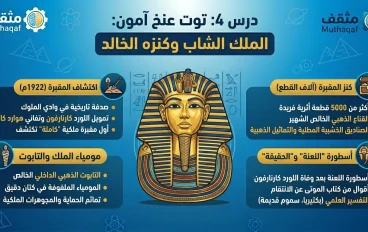توت عنخ آمون: الملك الشاب وكنزه الخالد