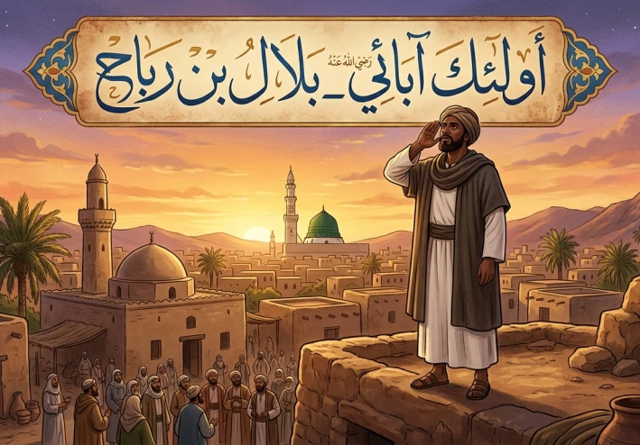 أولئك آبائي .. بلال بن رباح | العبد الذي جعل السماء تُصغي إليه