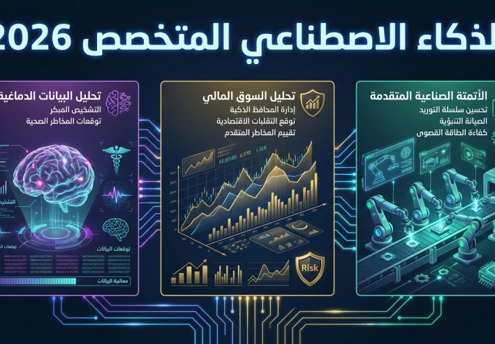 الذكاء الاصطناعي المتخصص في 2026: عندما تصبح النماذج الضخمة غير كافية
