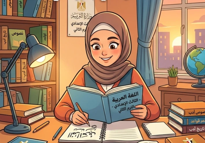 📥 امتحانات اللغة العربية للصف الثالث الإعدادي الترم الثاني 2026 PDF.. أقوى النماذج المتوقعة لضمان الدرجة النهائية